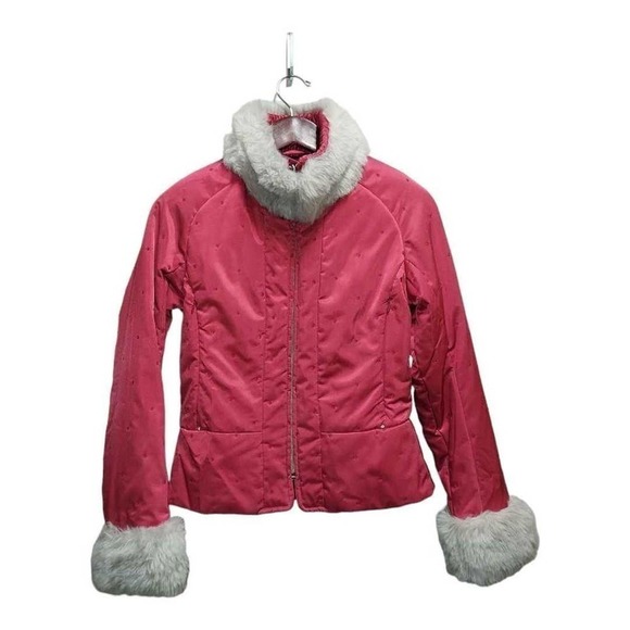 Metropolis Legacy Red hooded coat.  Size 4 - Picture 1 of 9